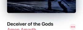 A screencap of an iPhone playing music